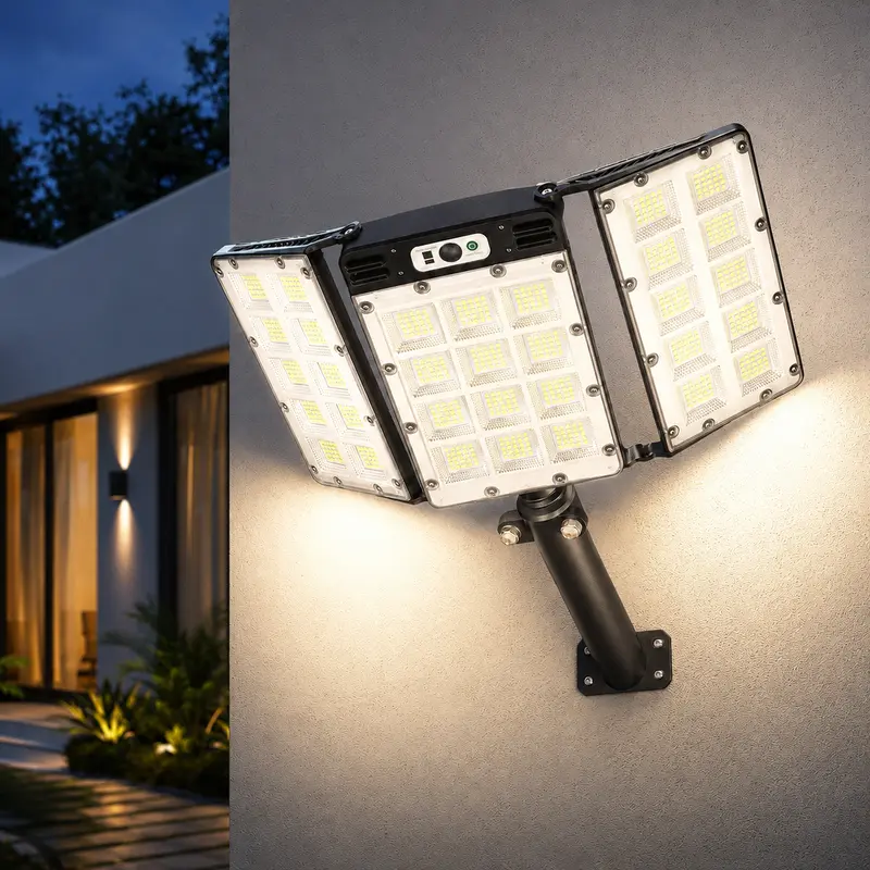 Solar Flood Lights 800 LEDs Motion Sensor Remote Control IP65 Waterproof 3 Brightness Modes Super Bright Outdoor Security Lights,summervibes - Image 10