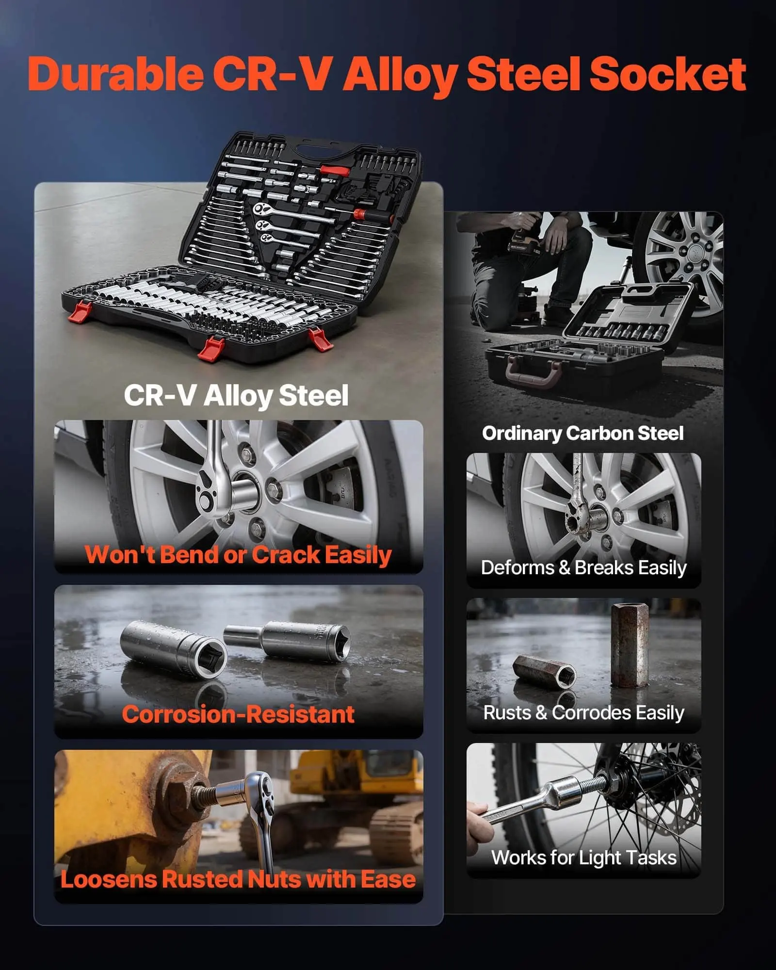308-Piece Professional Mechanic Tool Set - Image 7