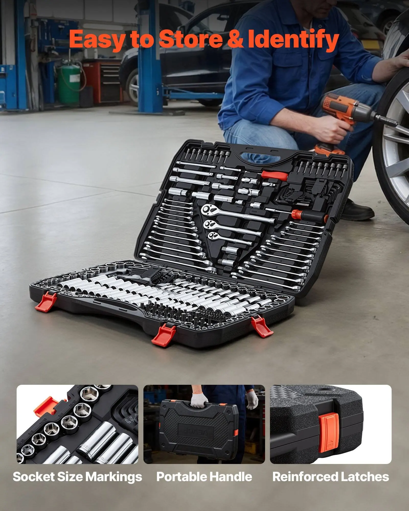 308-Piece Professional Mechanic Tool Set - Image 10