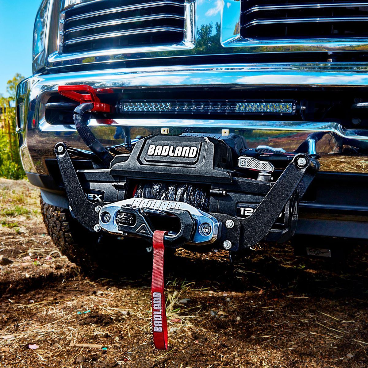 BADLAND APEX 12,000 lb. Winch with Synthetic Rope and Wireless Remote