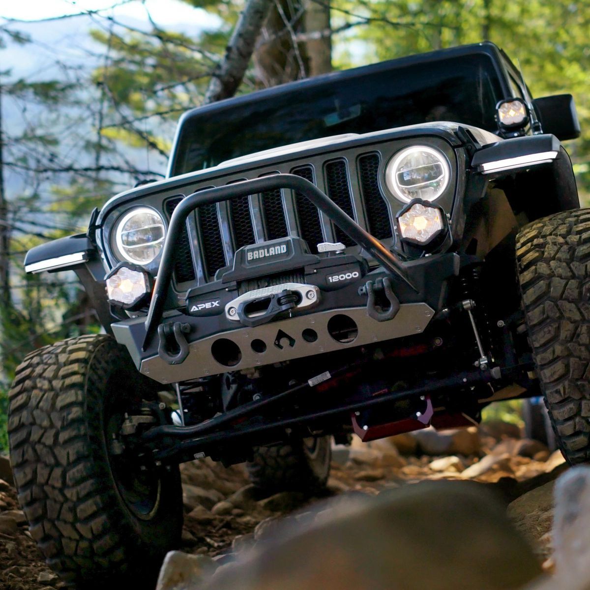 BADLAND APEX 12,000 lb. Winch with Synthetic Rope and Wireless Remote